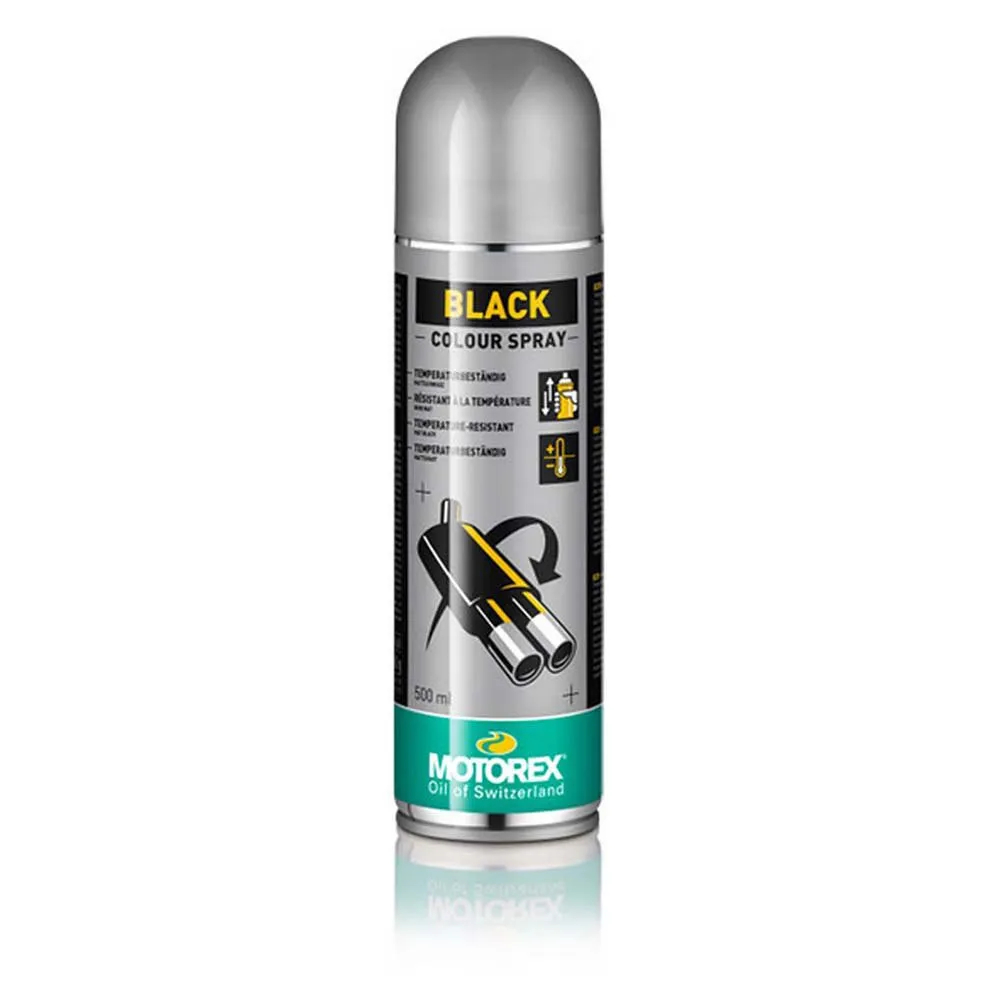 Farbe Motorex Colour Spray Hitzebeständig 400°c Schwarz 400ml