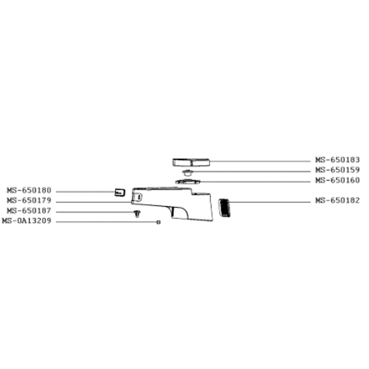 Ersatzteil - Antriebswelle (kennzeichen Ms-650159) - - Moulinex, Tefal, Krups