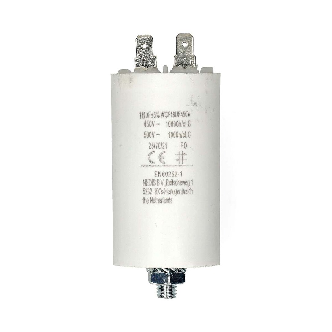 Nedis Multipack Kondensator / 18 Uf / 450 V / Faston / 10 Stück - 10 Stück