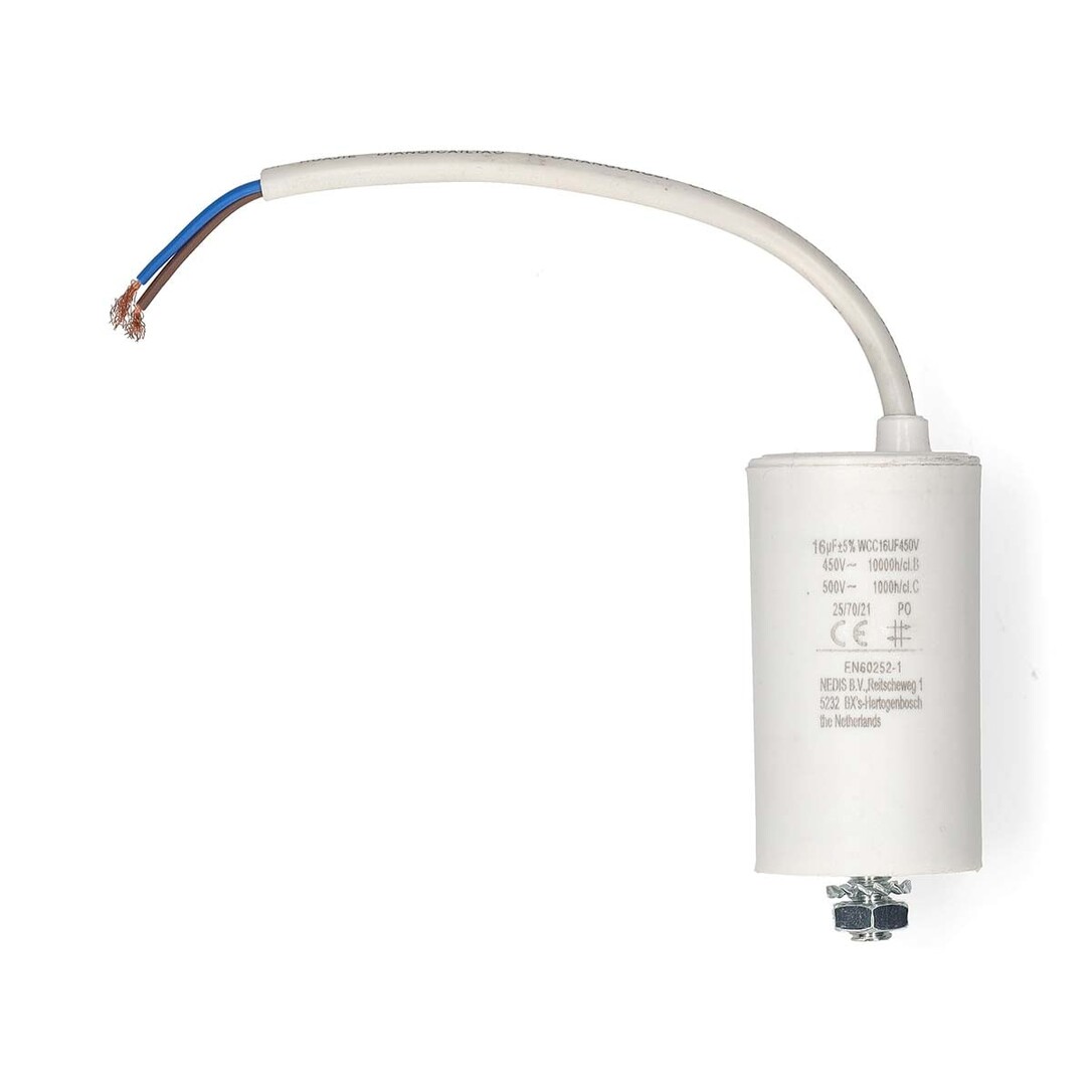 Nedis Multipack Kondensator / 16 Uf / 450 V / Drahtleitung / 10 Stück - 10 Stück