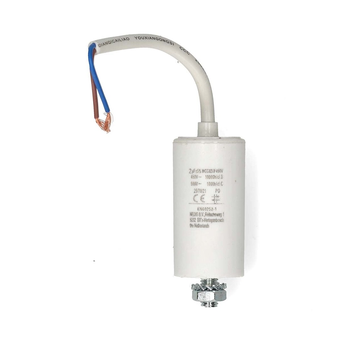 Nedis Multipack Kondensator / 2.0 Uf / 450 V / Drahtleitung / 10 Stück - 10 Stück