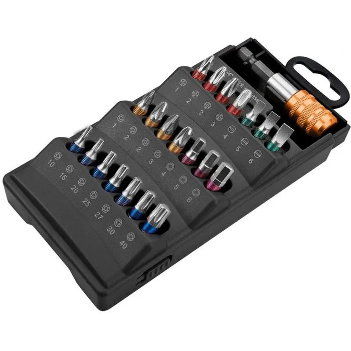 Schraubbit Set Neo-tools 57-996 22 Teile Magnetischer Halter