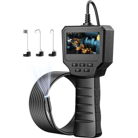 Pair 2,4-zoll-inspektionskamera, 1440p Hd 2,0 Mp Kamera Mit 6 Einstellbaren Leds, 8 Mm Ip67 Wasserdichte Digitalkamera, 5 M Halbstarres Kabel