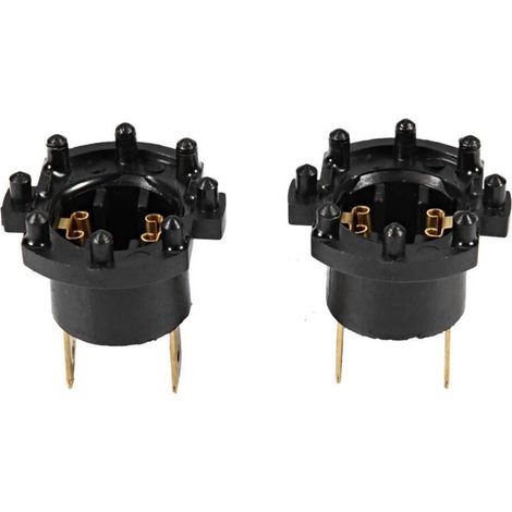 Pair Paar H7-scheinwerferlampenfassung-adapter-halterungsadapter Für 3 5 323 B28v510a3, Nachbau.