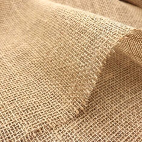 Pair Tischläufer Aus Jute Für Bastelarbeiten, Hochzeitsdekorationen, Weihnachtsdekorationen Und Geschenkverpackungen, 1,58 M Breit (größe: 1,58 M X 1 M), Naturbraun