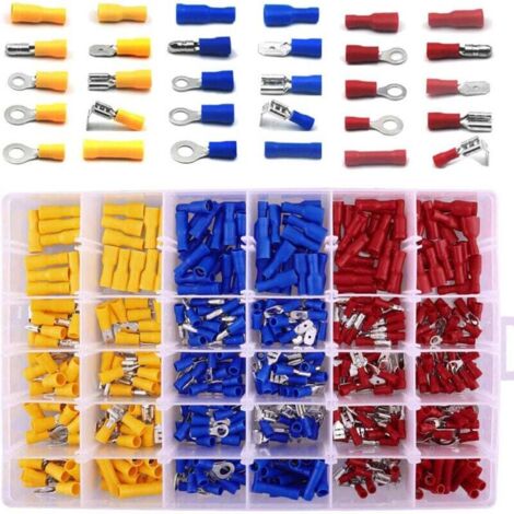 Pair 480 Stück Elektrische Klemmen Für Autos – Runde, Flache, Weibliche, Männliche, Ösen-, Zylindrische Und Andere Crimp-typen –