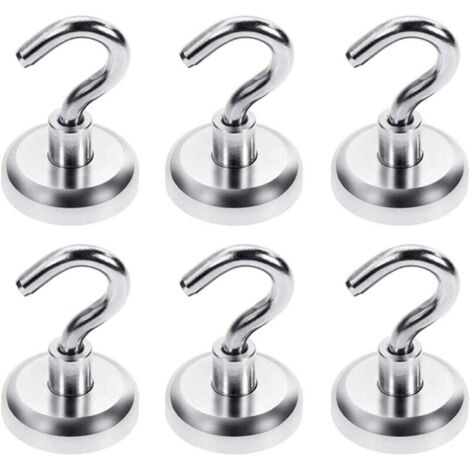 Pair Magnethaken – 32 Mm – Neodym-magnethaken – Tragkraft: 36 Kg – Superstark