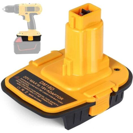 Pair Dm18d Dca1820 Akkuadapter Mit Usb Für Dewalt 20v/18v Und Milwaukee M18 18v Lithium-akku Dcb204 Dcb205 Konverter Für Dewalt 18v/20v Nicd & Nimh Werkzeuge Dc9096 Dw9096