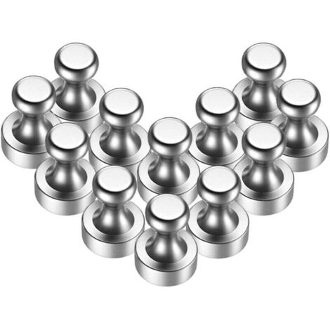 Pair Angebot – Möbelmagnet, 12 Starke Magnete, N52 Neodym-magnete Mit Aufbewahrungsbox, 12 X 16 Mm, Extrem Starker Kühlschrankmagnet Für Tafel, Magnettafel, Kühlschrank – Mini