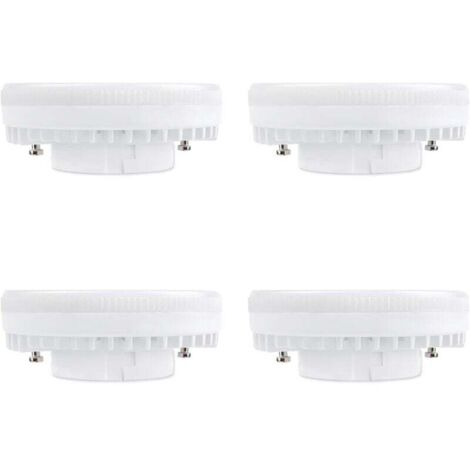 Pair Gx53 Led-lampe 9w Neutralweiß 4000k, 900lm, 120° Abstrahlwinkel, Entspricht Einer 15w-18w Gx53 Cfl-lampe, Nicht Dimmbar, Einbau-led-spot Gx53 Neutralweiß Für Küchenschrank-deckenbeleuchtung, 4er-