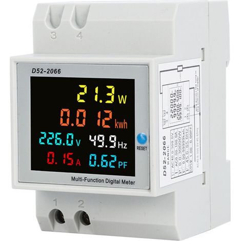Pair 1 Stück Ac40-300v 100a Stromzähler, Unterzähler, Digitaler Energiezähler, Einphasen-stromzähler