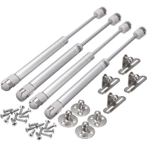Pair 100n Gasfeder, 4 Stück Hydraulische Stoßdämpfer Zum Anheben Von Möbeln, Türen Und Schränken
