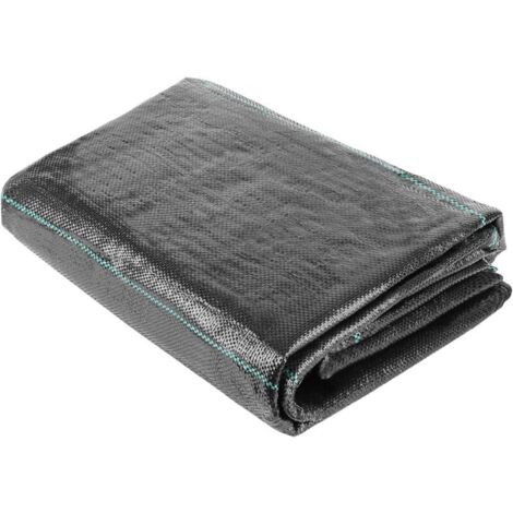 Pair Pflanzenmulch, Unkrautvlies, Unkrautvlies Aus Polypropylen 1 M X 5 M, 75 G/m² Geotextil, Uv-beständiges Gewebe, Atmungsaktiv Und Reißfest (2er-pack)