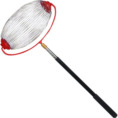Pair Recolector De Frutos Secos Y Huesos, Telescópico, Para Césped Y Exterior, Forma Ovalada.