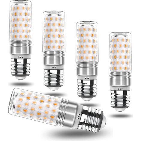 Pair E27 Led-lampe, Kaltweiß 6000 K, 1600 Lm, 16 W E27 Led-lampe Für Den Innenbereich (entspricht Einer 150-w-halogenlampe), 220–240 V Wechselstrom, Nicht Dimmbar, Große E27 Led-maiskolbenlampe Mit Sc