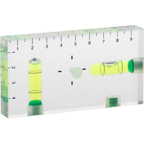 Pair Hochpräzise, Transparente, Magnetische Mini-wasserwaage Mit Zwei Richtungen.
