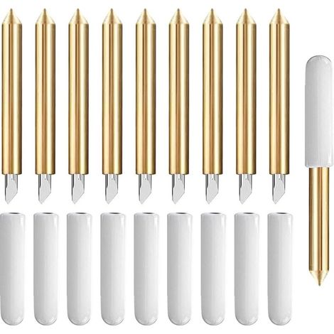 Pair Packung Mit 10 Premium-feinspitzenklingen, Kompatibel Mit Den Schneidemaschinen Maker/maker 3 Und Explore Air/air 2/explore Air 3 (premium-feinspitzenklingen)