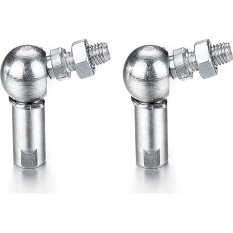 Pair Satz Mit 2 Cs10 L-förmigen Kugellagern (m6 X 1,0)