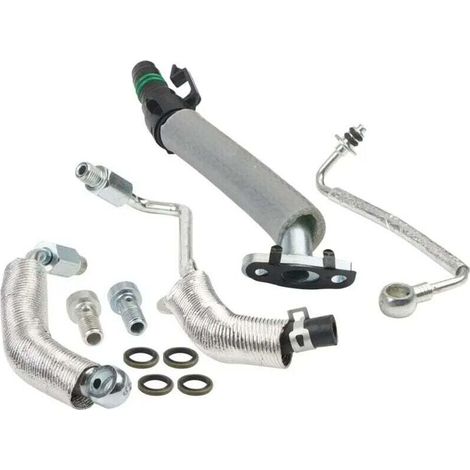 Pair Satz Mit 4 Turbo-ölablass- Und -zulaufschläuchen, Kompatibel Mit Cruze Sonic Trax Encore 1.4l Für 55568031 55592600 55567067 55587854