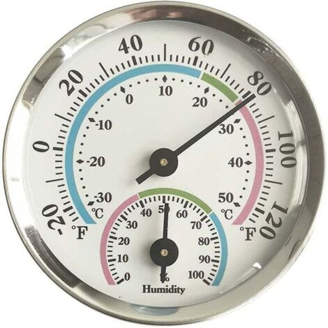 Pair Thermometer, Temperatur-hygrometer, Innenthermometer Und Innenhygrometer, Für Den Innen- Und Außenbereich, Hitzebeständig (farbe)