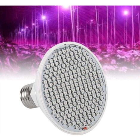 Pair 24-w-led-pflanzenlampe Für Topfpflanzen – Vollspektrum, E27-fassung, 200 Hochleistungs-leds – Ideal Für Gewächshäuser Und Hydrokultur In Innenräumen