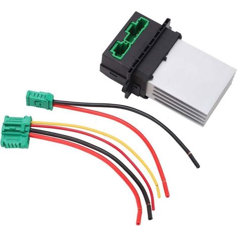 Pair Heizungsgebläsewiderstand + Stecker 6441l2 7701207718 7701048390 Für Peugeot 1007 107 207 607 Citroën C2 C3 C5 Renault
