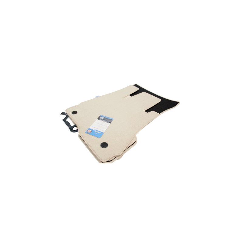 Velours-fußmatten Für Mercedes S-klasse W221 (2005–2013) – Kurzer Radstand, Beige