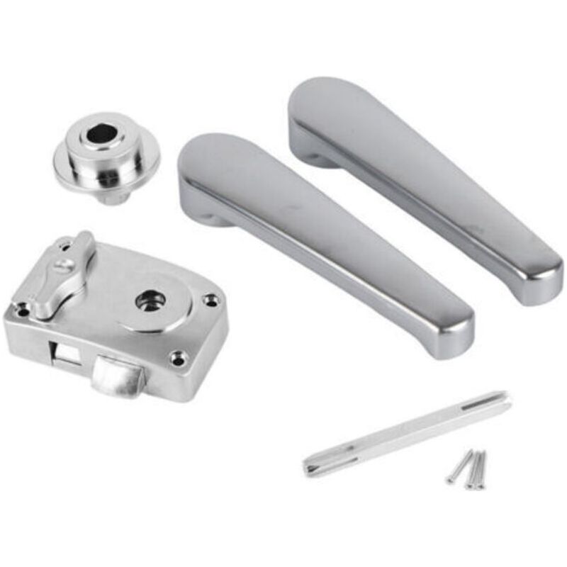 Paar – Sjlerst Wc-türgriff-set, Badezimmergriff, Poliertes Chrom Für Wohnmobil, Reisemobil, Yacht