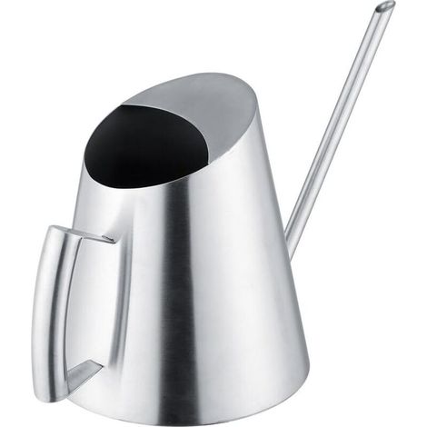 Pair Moderne Gießkanne Aus Edelstahl, 1500 Ml, Langer Ausguss, Gießkanne Für Zuhause, Büro, Zimmerpflanzen, Blumen, Garten