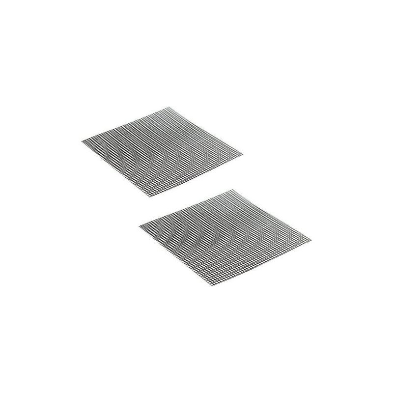 Zwei Grillmatten (33 X 40 Cm), Antihaftbeschichtet, Aus Teflon, Für Mikrowelle Und Holzkohlegrill Geeignet – Fei Yu