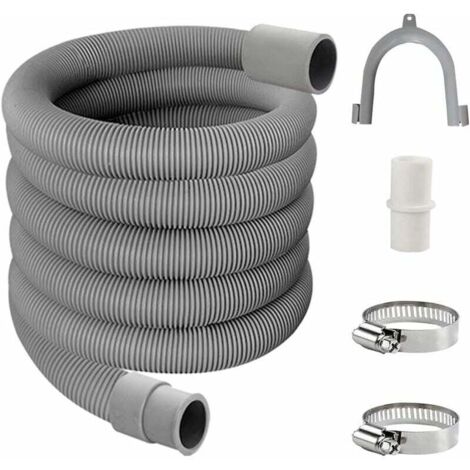 Pair Inhhub Ablaufschlauch, Waschmaschinen-verlängerungsset, Waschmaschinen-ablaufschlauch, Universal-ablaufschlauch, Wasserablaufschlauch, Waschmaschinenschlauch (3 M)