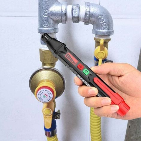 Pair Erdgasdetektor, Gasleckdetektor Mit Akustischem Und Optischem Alarm, 12 Gase, Tragbarer, Batteriebetriebener Gasdetektor Für Propan, Butan, Methan Für Wohnmobile (aaa-batterie Nicht Im Lieferumfa