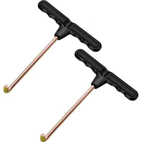 Pair Trampolin-federhaken, Federziehwerkzeug, Auslösefederhaken, T-haken, Handwerkzeug Zum Herausziehen Von Trampolinfedern, 2 Stück