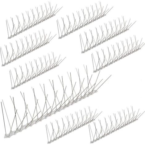Pair 10 Meter Anti-tauben-spikes Aus Polycarbonat – 4 Reihen Professionelle, Effektive Und Langlebige Lösung, Um Schädlinge Fernzuhalten