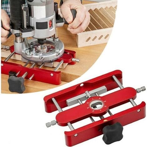 Pair Präzisions-stechlehre Und 2-in-1-holzbearbeitungslehre Zum Positionieren Von Perforationen, Klemmverbinder Für Die Holzbearbeitung
