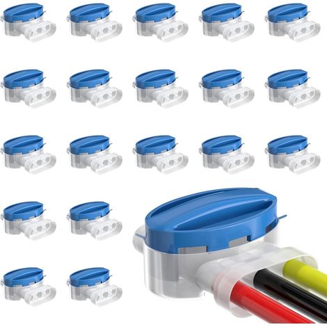 Pair 40 Stück Kabelverbinder Für Rasenroboter, Wasserdichte Elektrische Verbinder Gefüllt Mit Harzen Zum Verlängern Oder Reparieren Von Peripheriekabeln Für Rasenroboter, Garten, Außenbereich, Kein Ab