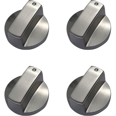 Pair Universal-gasherdknöpfe Aus Metall Für Gasherde, 6 Mm, 4 Stück