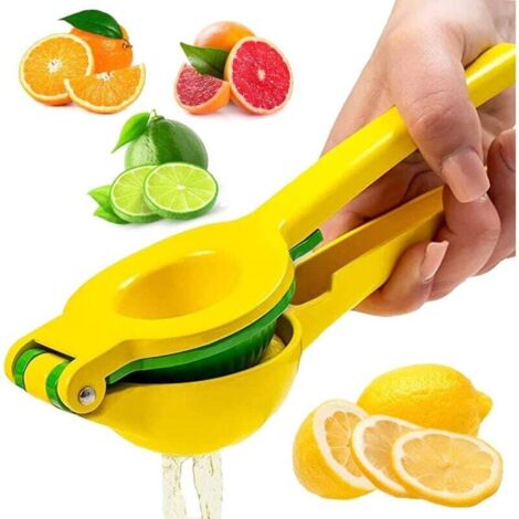 Pair 2-in-1 Zitruspresse Aus Metall Für Zitronen Und Limetten – Manuelle Zitruspresse Für Zitronen, Orangen, Limetten Und Andere Zitrusfrüchte – Sichere, Schnellere Und Effizientere Fruchtextraktion –