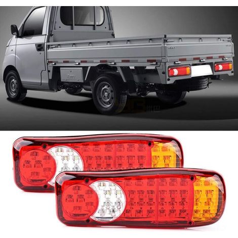 Pair Paar 12v 46 Led-rückleuchten Für Pkw, Lkw, Transporter Und Wohnmobile. Geeignet Für Die Verwendung Mit Bremslichtern, Stoppblinkern Und Blinkern.