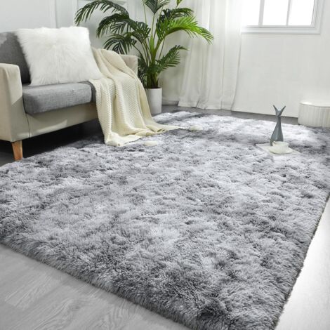 Pair Waschbarer Shaggy-wohnzimmerteppich, 200 X 300 Cm, Moderner Teppich, Rutschfest, Für Den Innenbereich, Lange, Flauschige Teppiche, Lange, Weiche Teppiche, Großer Teppich Für Wohnzimmer, Schlafzim