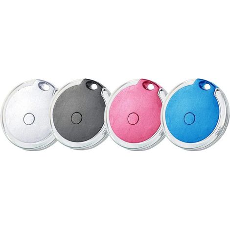 Pair Set Mit 4 Wasserdichten Und Tragbaren Mini-bluetooth-gps-trackern Für Gepäck/kinder/haustiere/katzen/hunde
