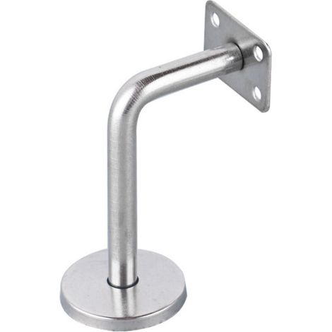 Pair Polierte Edelstahl-wandhandlaufhalterungen, Treppenstütze Mit Abdecksockel, Wandhalterungen, Geländer Für Innenwände, Dachboden, Korridorstützstange, 4 Stück