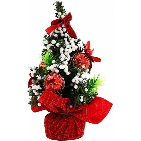 Pair Mini-weihnachtsbaum, Künstlicher Weihnachtsbaum, Mini-kunstbaum, Weihnachtsgeschenk Für Winterdekorationen, Tischdekoration, Zuhause, Geschäft, Büro (20 Cm)