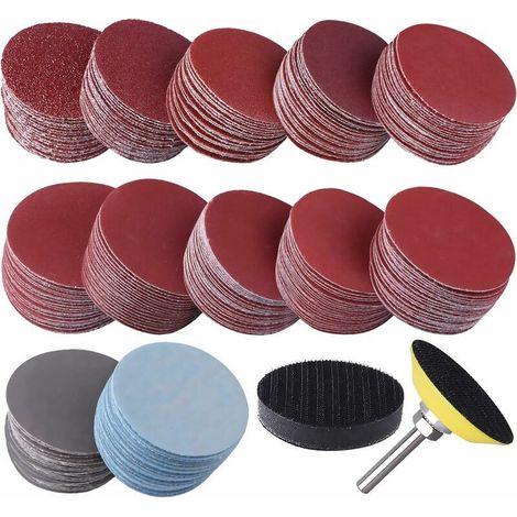 Pair 300 Stück 50 Mm Schleifscheiben Mit Körnungen 80 100 180 240 600 800 1000 1200 2000 3000 – Zum Schleifen, Fräsen, Gravieren.-inhhub
