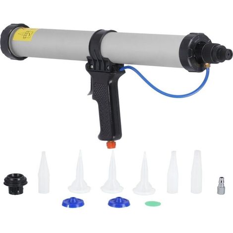 Pair Pneumatische Kartuschenpistole, 600 Ml, 20 Unzen, Applikator Aus Aluminiumlegierung, Industriewerkzeug Für Schiffscontainer