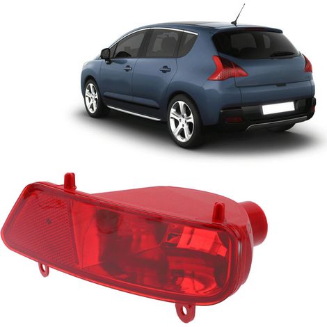 Pair Luz Antiniebla Trasera Para Peugeot 3008 Y 5008 (2009-2016), Recambios (derecha)