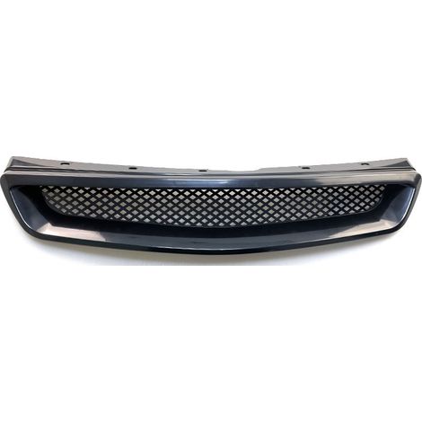 Pair Front Hood Grille Grill Für Ek Jdm Typ R Stil Fit Für Honda Civic 1999-2000-inhhub