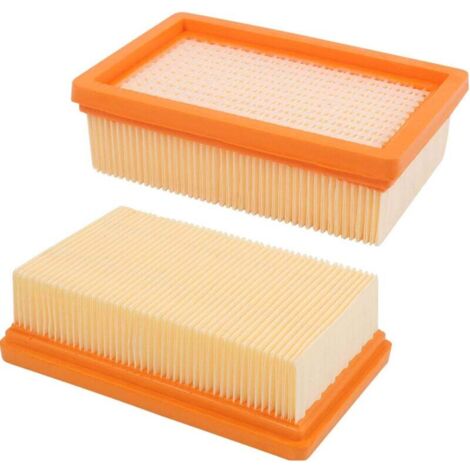 Pair 2er-pack Ersatz-staubsaugerfilter Für Kärcher Wd4, Wd5, Wd6, Mv4, Mv5, Mv6 (faltfilter)