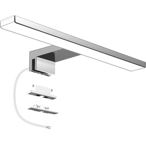 Pair 6w 230v 600lm Led-badezimmerspiegelleuchte, Ip44 Wasserdicht, 30cm Klemmleuchte, Neutralweiß 4000k, Flimmerfreies Licht, Beschlagfreie Edelstahl-spiegelbirne, 300mm