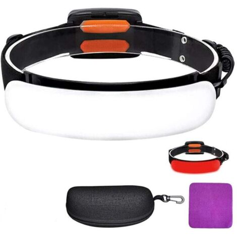 Pair Led-stirnlampe, Usb-wiederaufladbare Cob-stirnlampe, 1500 Lumen, Verstellbare Stirnlampe, Leicht Und Wasserdicht Für Radfahren, Camping, Wandern, Angeln Und Notfälle